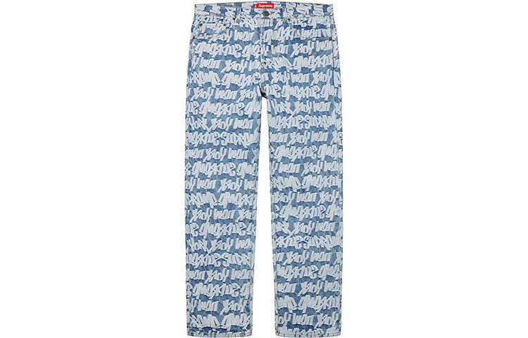 

Джинсы Supreme Fat Tip Jacquard, черный