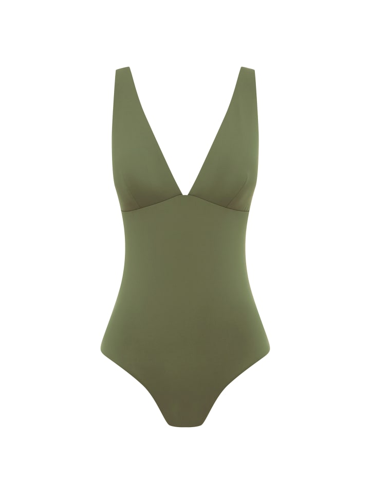 

Sea Level Цельный купальник Essentials Longline One Piece цвета хаки