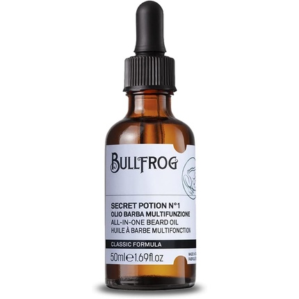 

Масло для бороды All-In-One Secret Potion No.1, 50 мл, смягчающее, увлажняющее, питательное Bullfrog