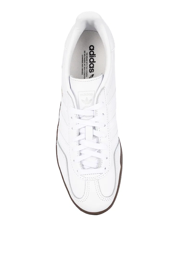 Кроссовки мужские, Gazelle Indoor, Adidas, белый/серый — фото 4