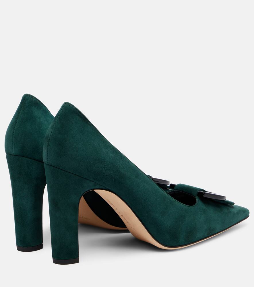 Туфли-лодочки Beti 105 из замши Manolo Blahnik, Dgrn 3073 — фото 2