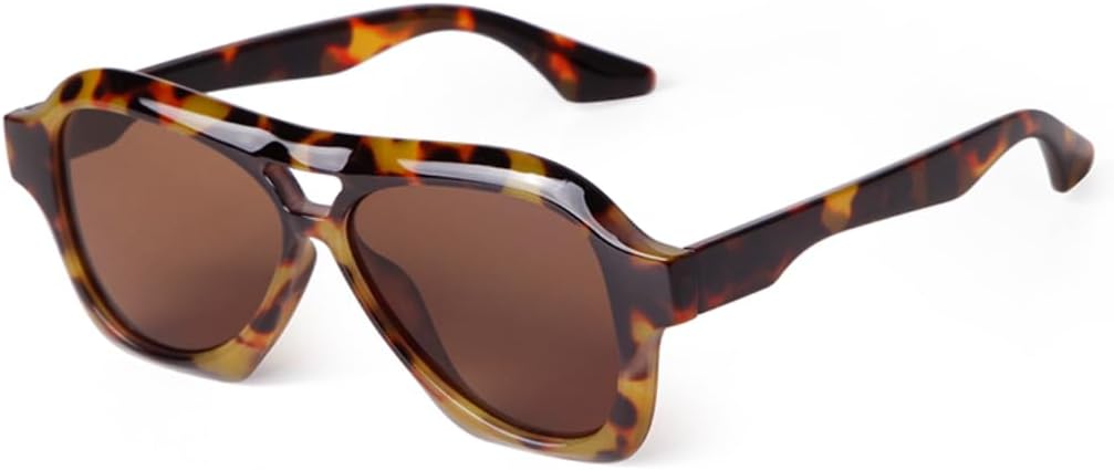 

Солнцезащитные очки с защитой UV400 | Двойная перемычка, большая оправа, цветные линзы | Для женщин и мужчин, для занятий спортом на открытом воздухе и вождения DSVIGF, 02