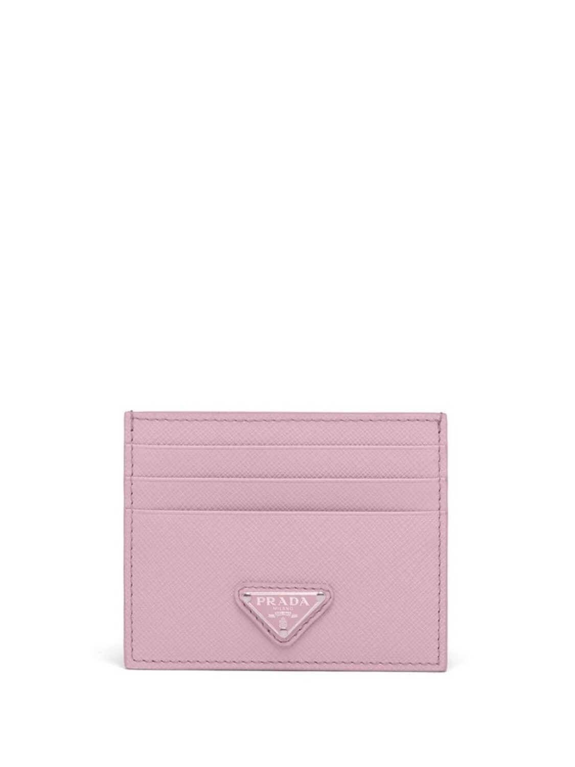 

Картхолдер из сафьяновой кожи Prada, розовый