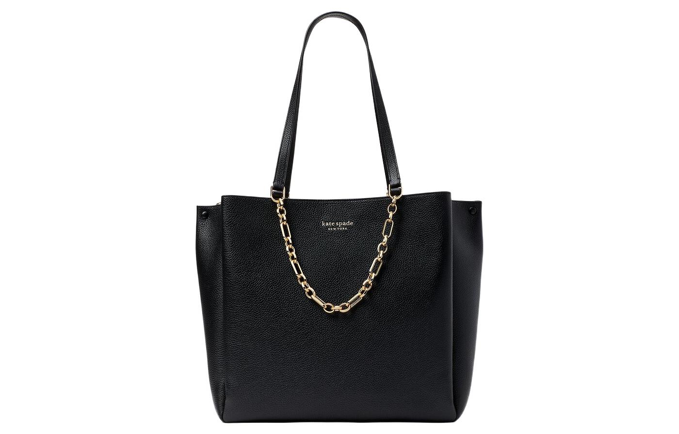 

Kate Spade Сумка через плечо Carlyle Pebbled Leather, большая женская, черная