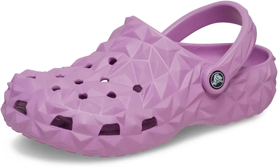 Классические геометрические сабо Crocs унисекс с пузырчатой ​​подошвой, Bubble