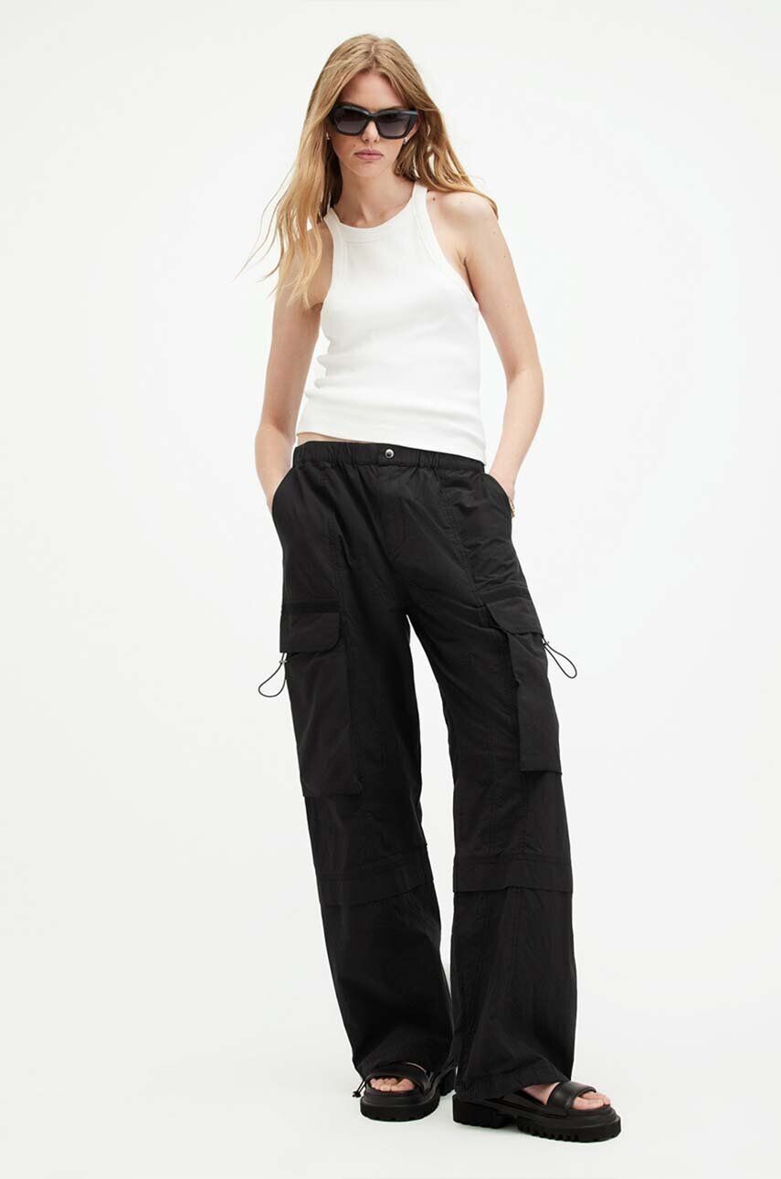 

Брюки BARBARA TROUSER из хлопка AllSaints, черный