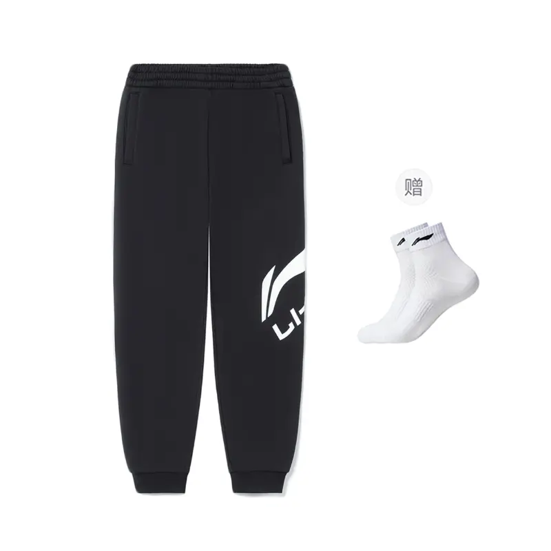 

Мужские вязаные спортивные штаны Li Ning Sports Life Collection, черные