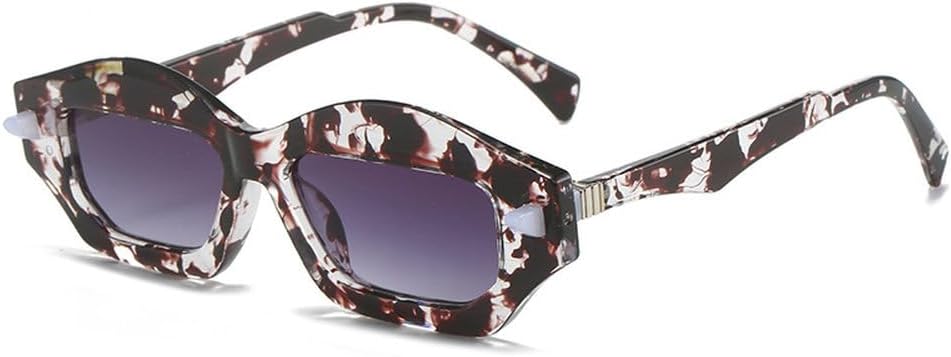 

Розовые угловатые солнцезащитные очки в тонкой оправе для мужчин и женщин, винтажные, неправильной формы, ретро, ​​двухцветные, роскошные солнцезащитные очки HVTVTLA, C4