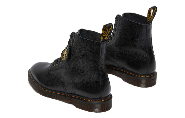 Мужские ботинки Dr. Martens 1460 Pascal до щиколотки из зернистой кожи, черный — фото 4