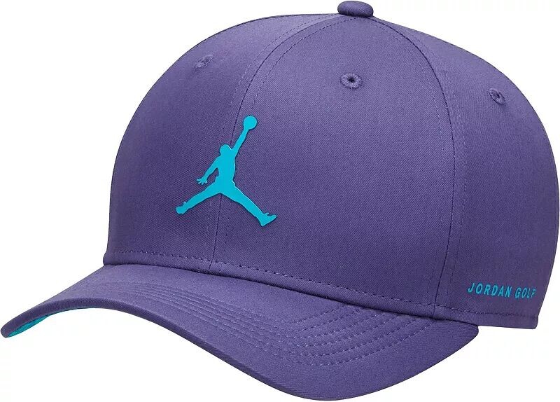 

Мужская кепка Jordan для гольфа с высокой посадкой, фиолетовый/зеленый