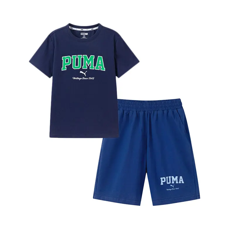 

Повседневная спортивная одежда 2 шт унисекс PUMA, темный индиго