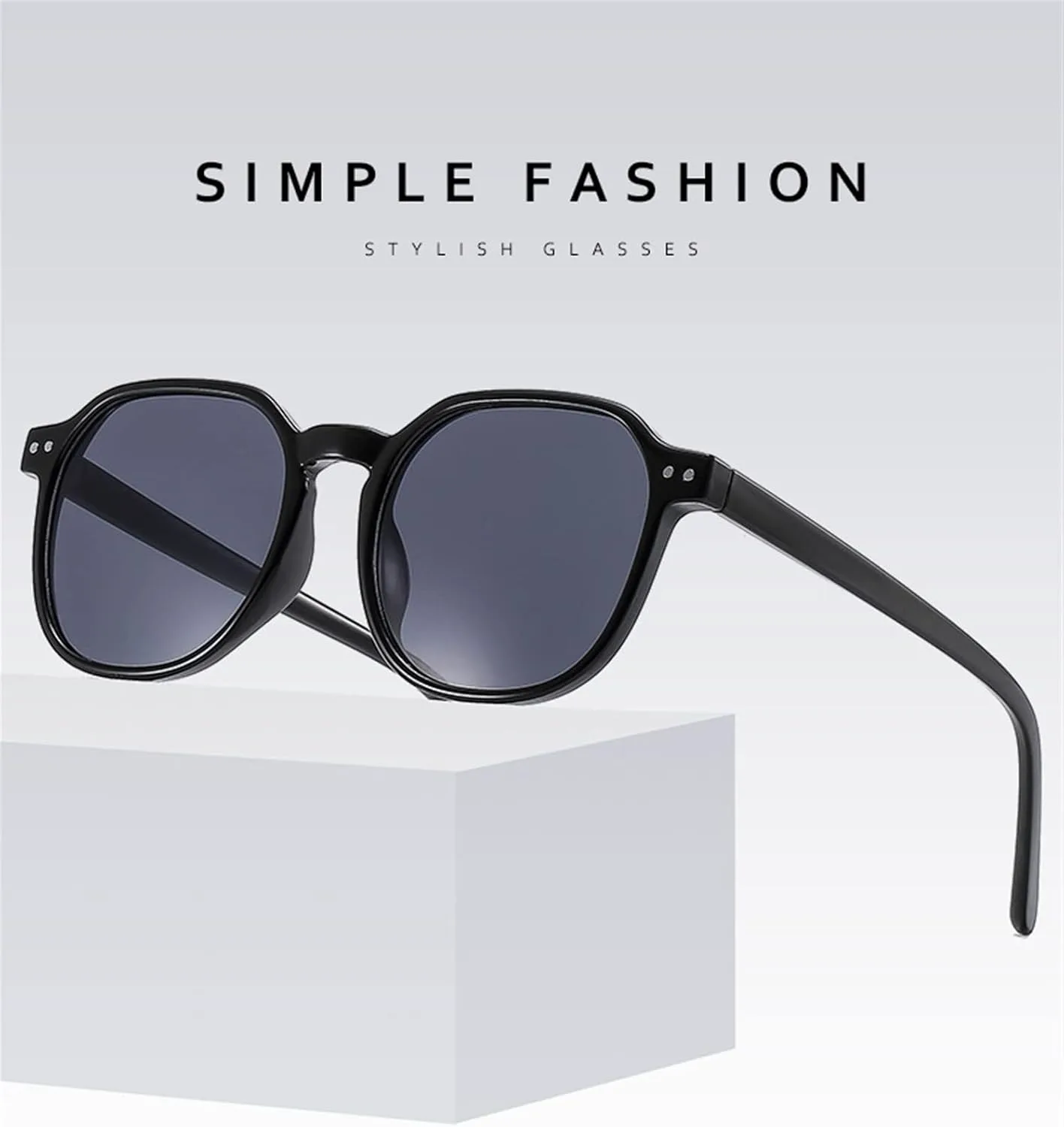 

Женские солнцезащитные очки в квадратной оправе большого размера для активного отдыха, шопинга и отпуска, мужские спортивные солнцезащитные очки Generic, Beige