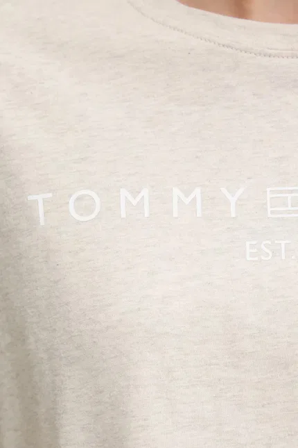 Футболка с коротким рукавом с принтом Tommy Hilfiger, бежевый — фото 4