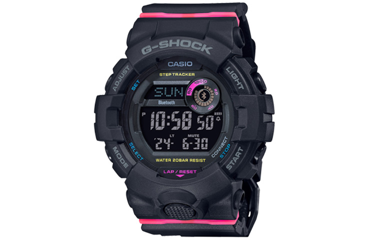 

CASIO Часы Women's G-SQUAD Series Black Watch GMD-B800SC-1D, Black Dial