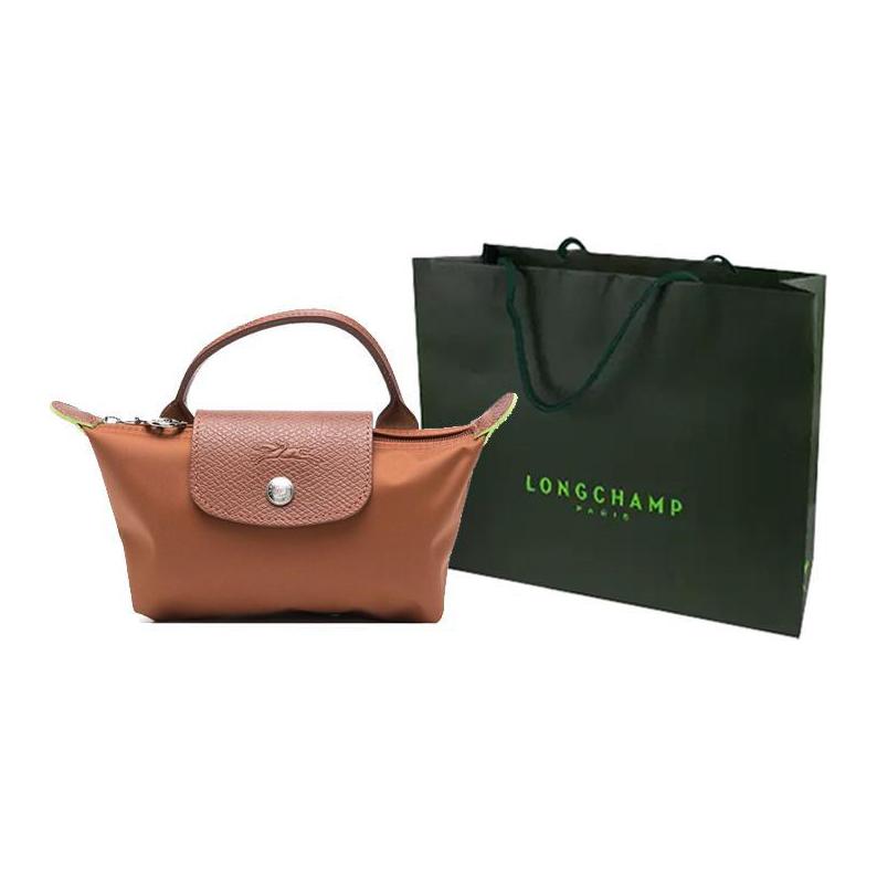 

Сумка Le Pliage Green Cow с кожаной отделкой в форме пельменя от LONGCHAMP, цвет коньяк