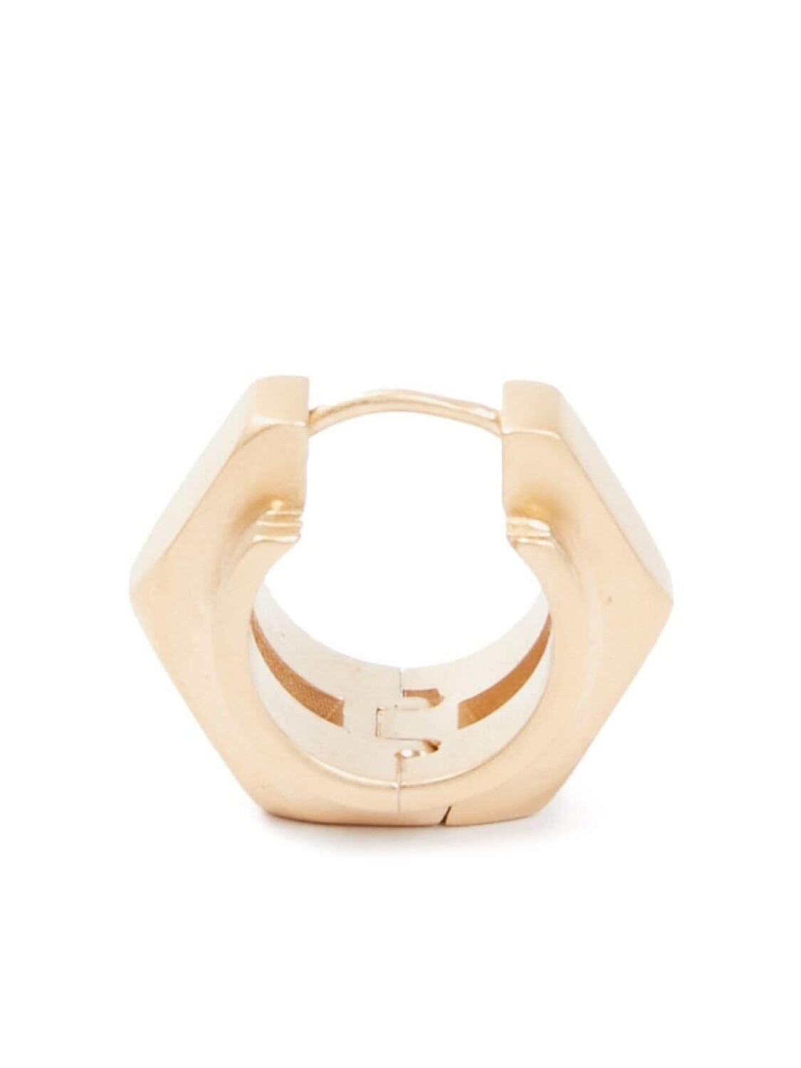 

Серьга-кольцо в виде гайки Maison Margiela, желтый