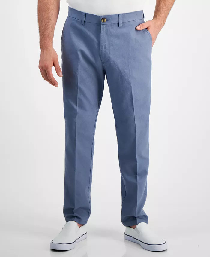 

Мужские льняные брюки Slim-Fit Kenneth Cole Reaction, синий