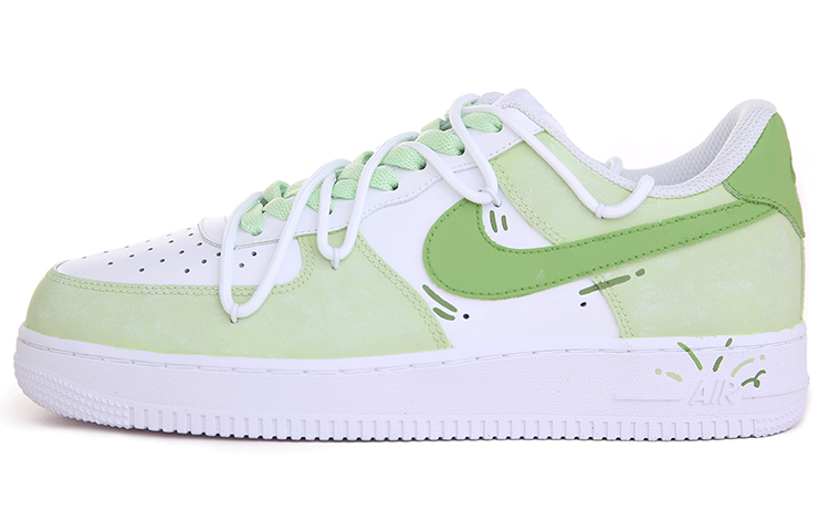 

Кроссовки Nike Air Force 1 Skateboarding Shoes Men Low-top Green/White, светло-зеленый