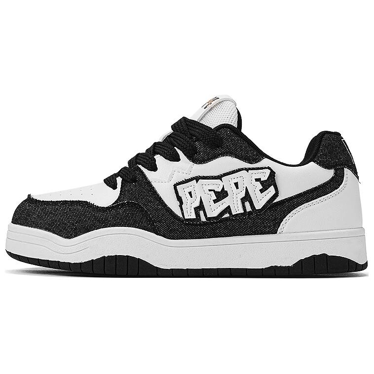 

Кеды, обувь для скейтборда унисекс с низким верхом Pepe The Frog, белый/зеленый