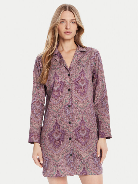 

Ночная рубашка regular fit ILN32449 Lauren Ralph Lauren, фиолетовый
