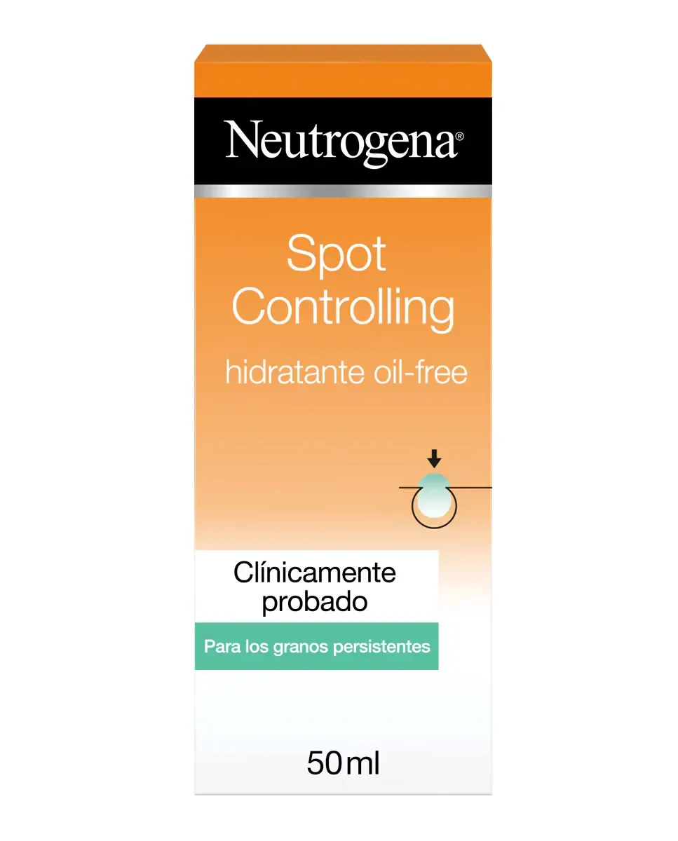 Крем для лица Neutrogena — Увлажняющий Spot Controlling Oil-Free с салициловой кислотой для склонной к акне кожи, 50 мл