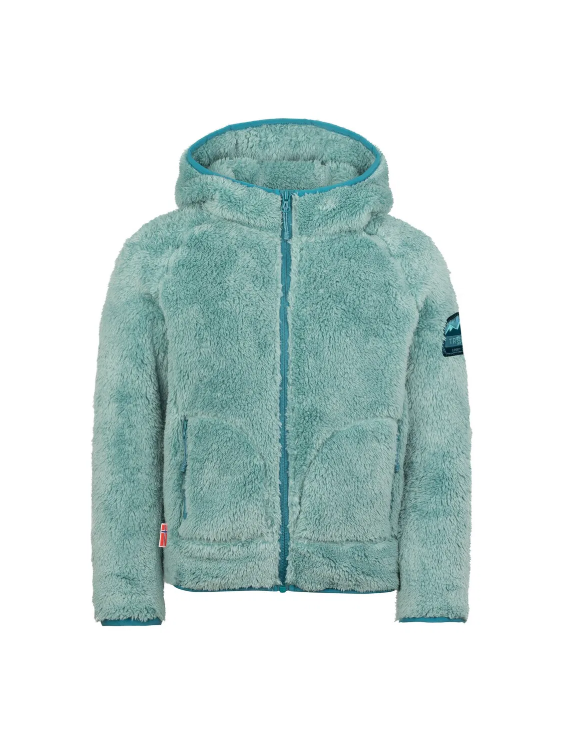 Флисовая куртка Trollkids, Mottled Green