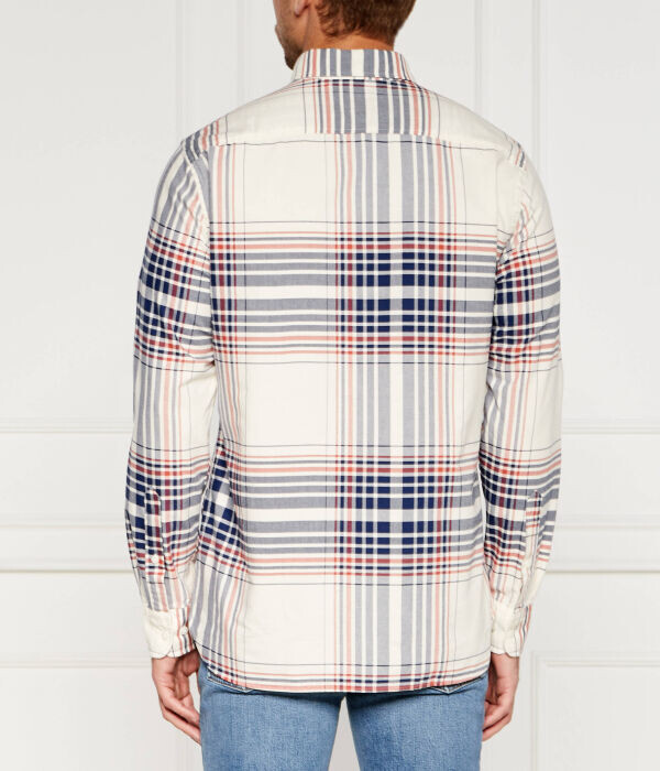 Рубашка мужская Tommy Hilfiger оксфордская в клетку, мультиколор — фото 4