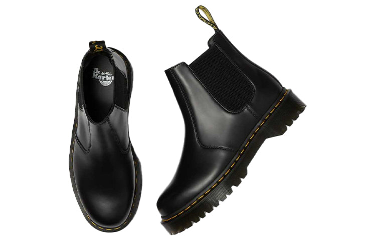 Мужские ботинки челси Dr. Martens 2976 Bex из гладкой кожи, черный — фото 3