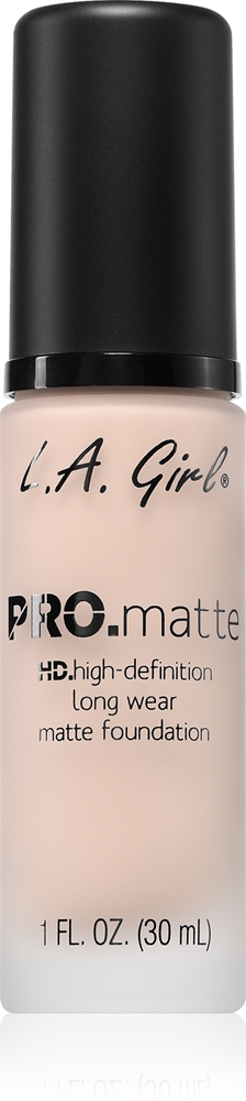 

Pro. Matte HD стойкая тональная основа под макияж, матовый эффект L.A. Girl Cosmetics, atspalvis ivory 30 мл