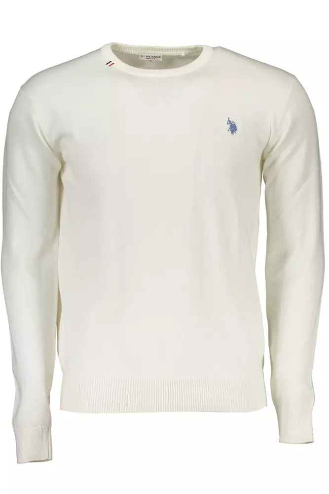 

Белая хлопковая мужская рубашка U.S. Polo Assn.