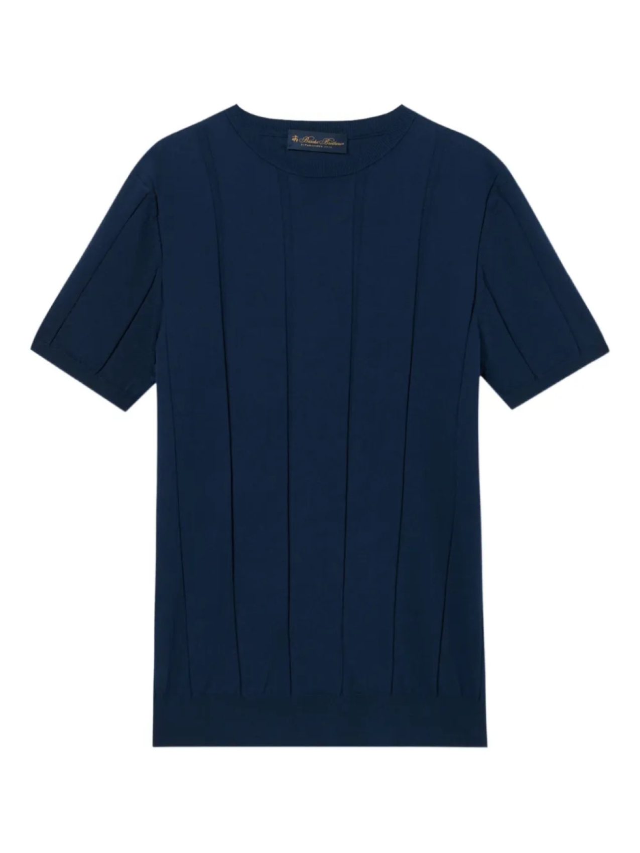 

Brooks Brothers футболка в рубчик, синий