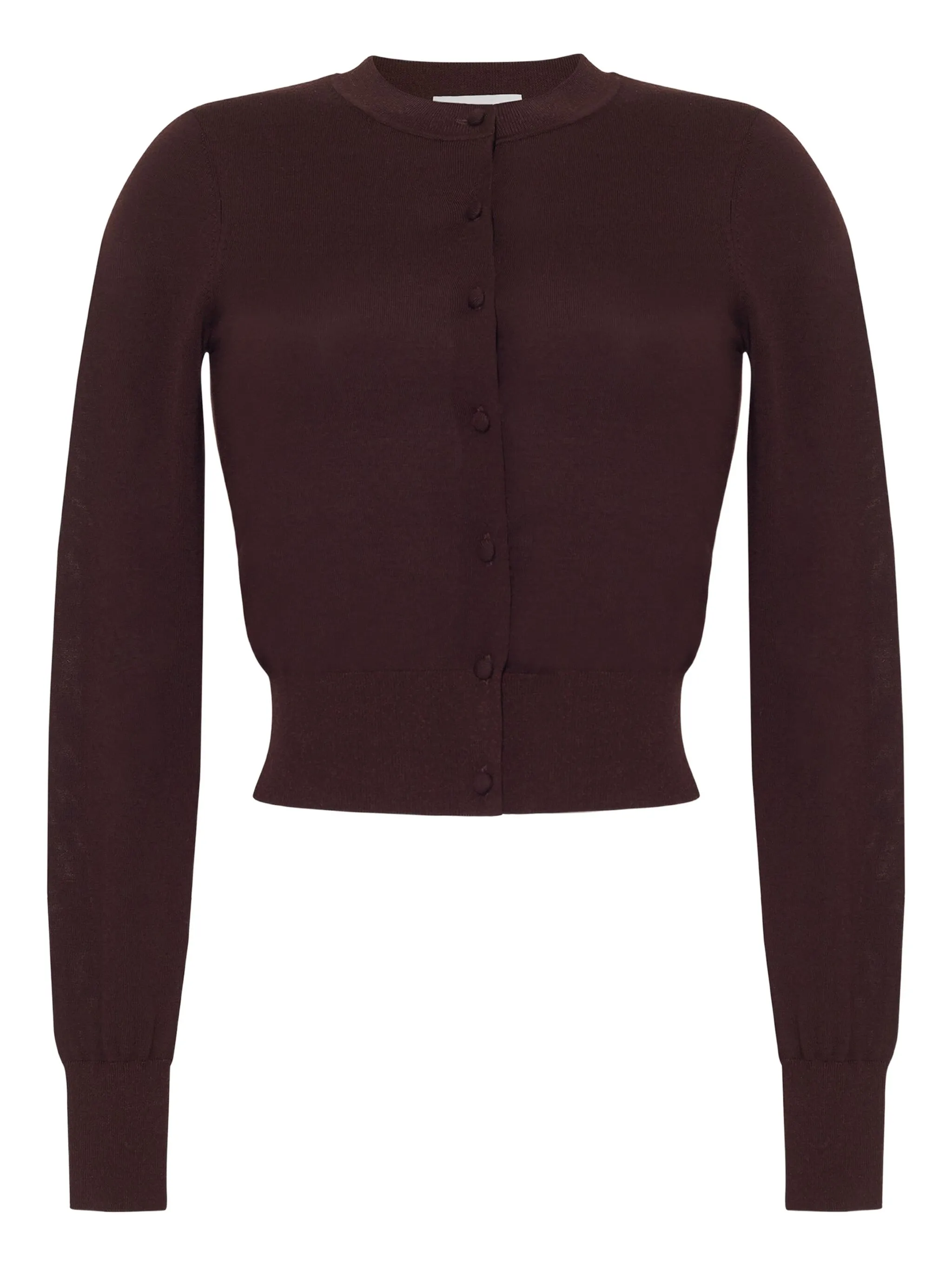 

Кашемировый кардиган на пуговицах Adam Lippes, коричневый