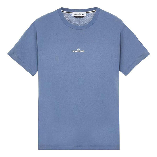 Футболка institutional one graphic t-shirt 'light blue' Stone Island, голубой — фото 2