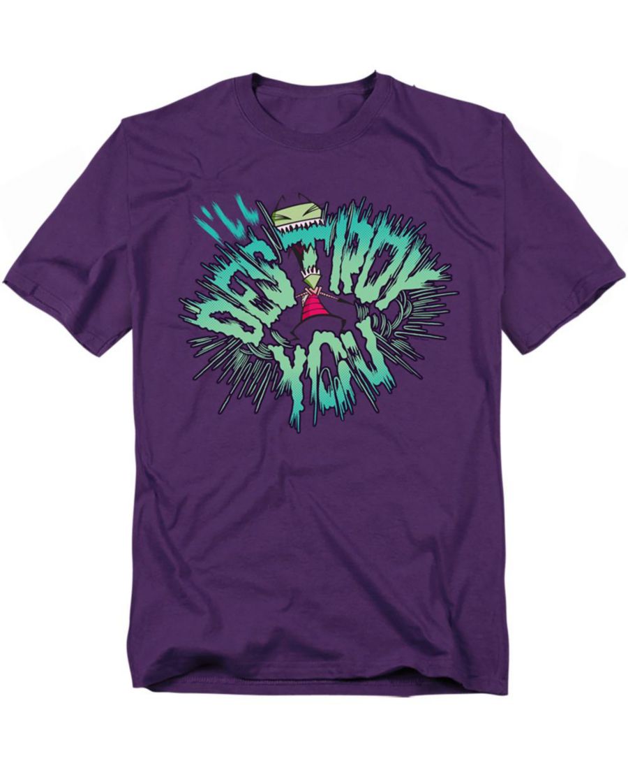 

Футболка "Big & Tall Ill Destroy You" Invader Zim, Purple, Фиолетовый, Футболка "Big & Tall Ill Destroy You" Invader Zim, Purple