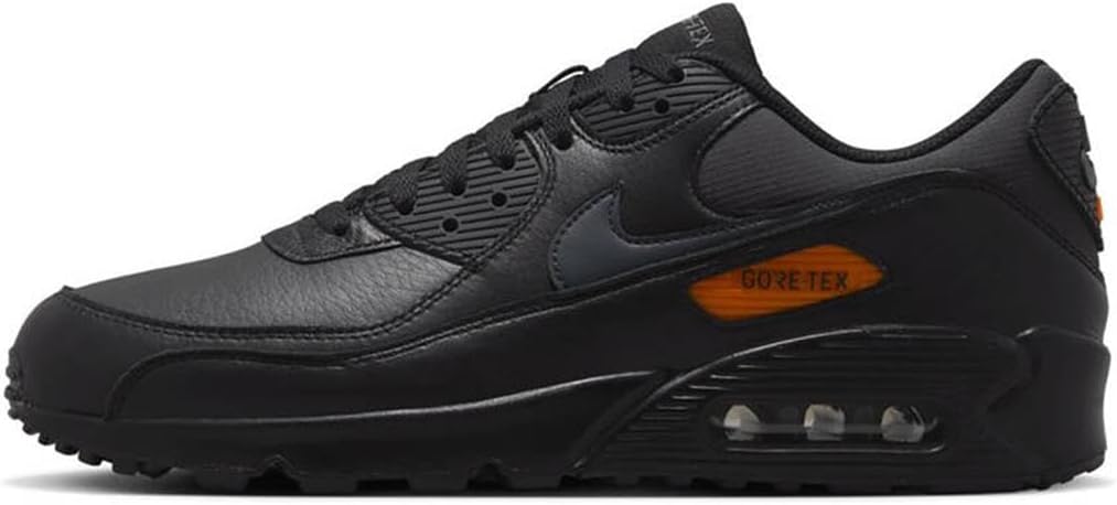 Мужские кроссовки Nike Air Max 90 GTX, черный/оранжевый — фото 3