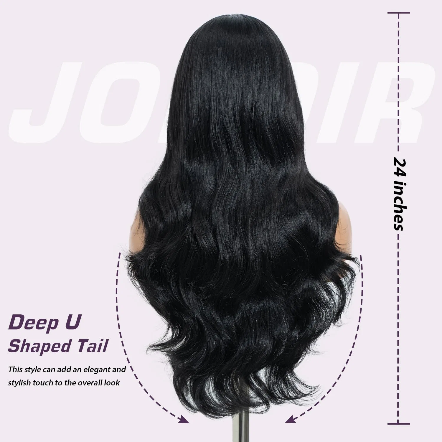 Синтетический парик Joedir Wear and Go Glueless Body Wave Joedir, 1B — фото 4