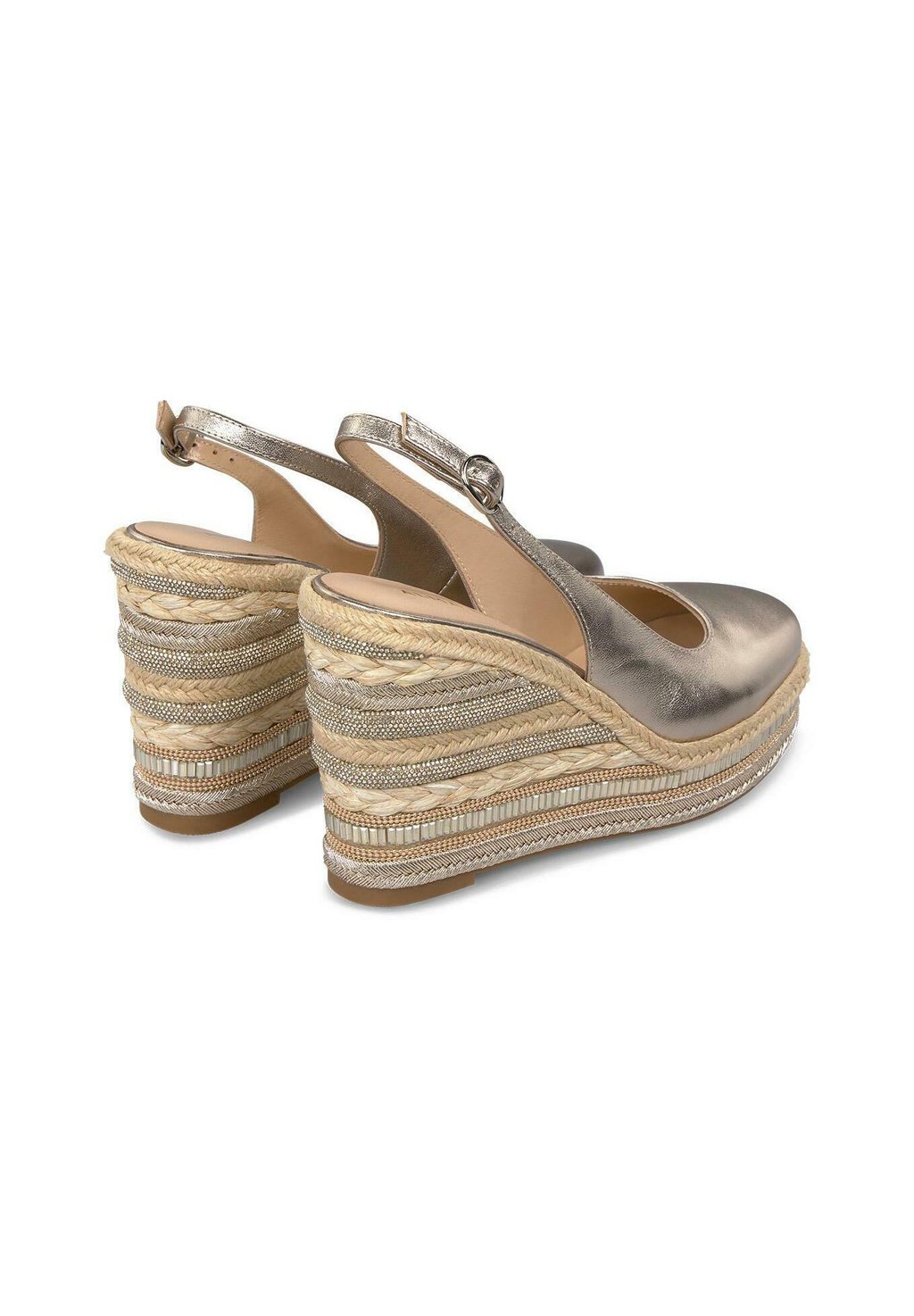 Босоножки на платформе CON REDONDEADA Y CIERRE CON HEBILLA - High heels Alma en Pena, цвет Bronce — фото 4