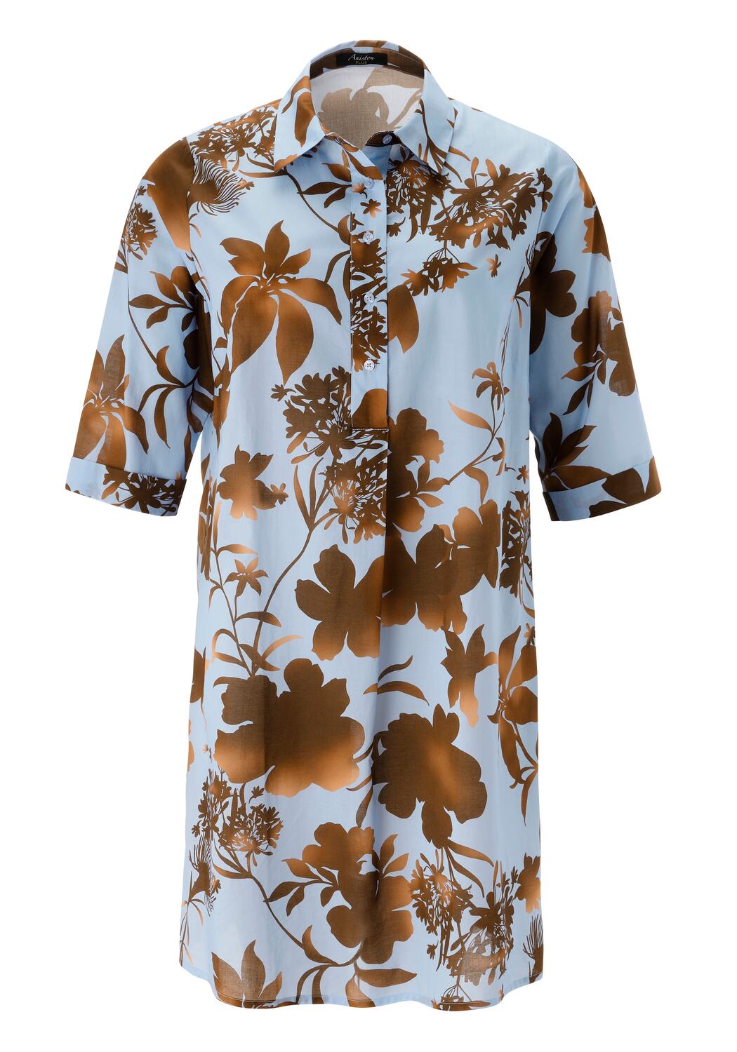 

Aniston Платье-рубашка в светло-голубом цвете