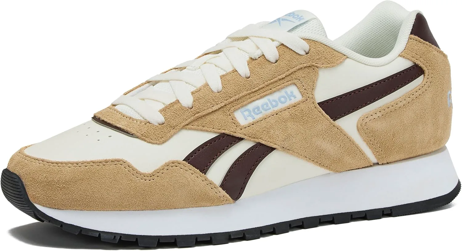 

Мужские кроссовки Reebok Glide - черные или белые теннисные туфли, размеры с 7 по 15, коричневый