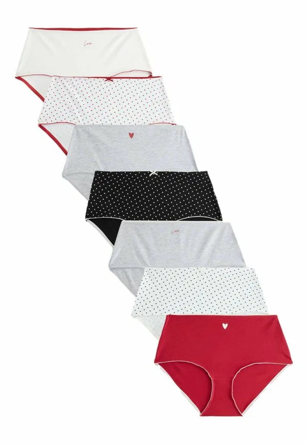 Трусы в упаковке из 7 штук Next, Red Black