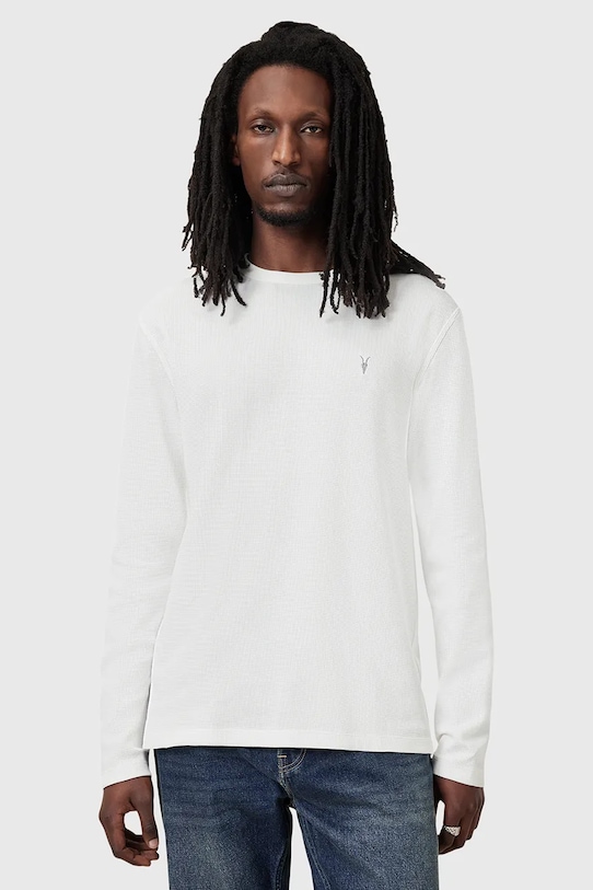 

Хлопковая водолазка ELLIS Allsaints, белый