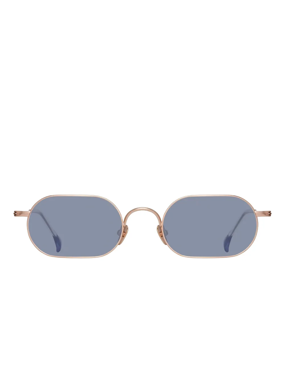 

Солнцезащитные очки с геометрической оправой 1974 Massada, золотой