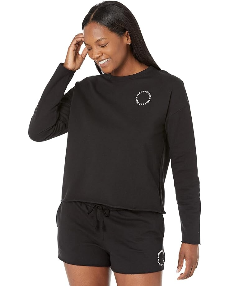 

Пижамный комплект DKNY Long Sleeve Top Boxer Sleep Set, черный