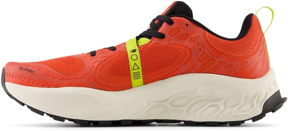 Мужские трейловые кроссовки New Balance Fresh Foam X Hierro V8, Neo Flame/Tea Tree/Angora — фото 2