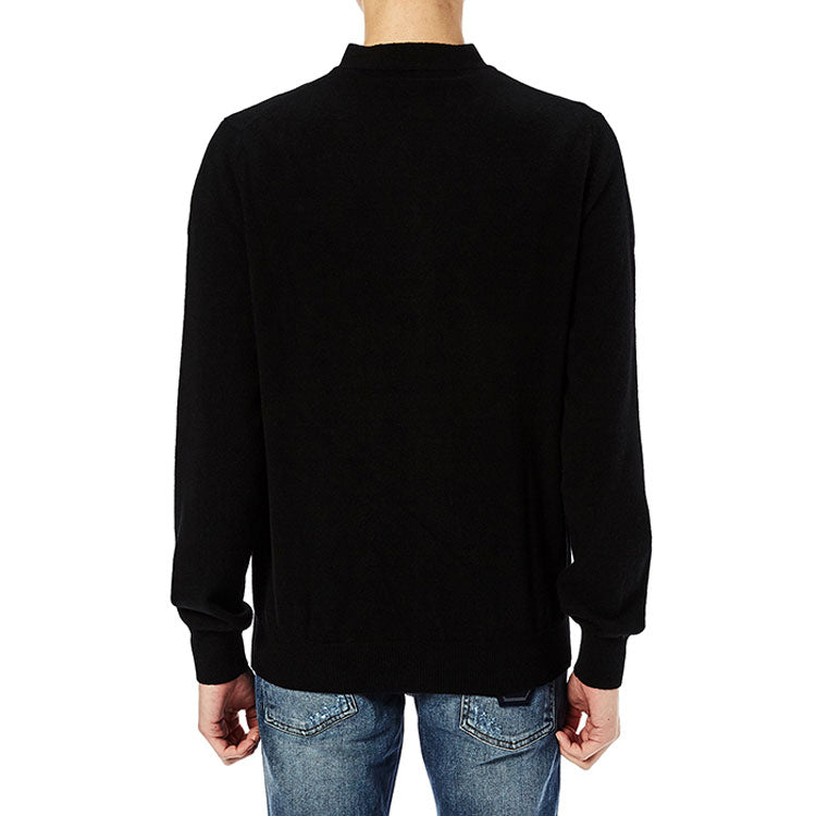 Кардиган COMME des GARCONS PLAY Cardigan With Double Emblems 'Black' AZ-N058-051-1, черный — фото 3