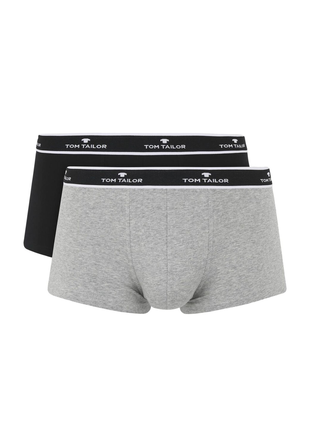 

Трусы, 2 шт., пояс с логотипом, мужские TOM TAILOR, цвет Darkgrey Mel