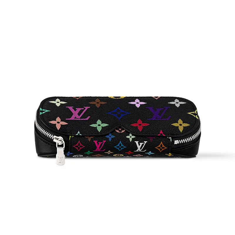 

LOUIS VUITTON Сумка для очков X Takashi Murakami Monogram Multicolor черная разноцветная