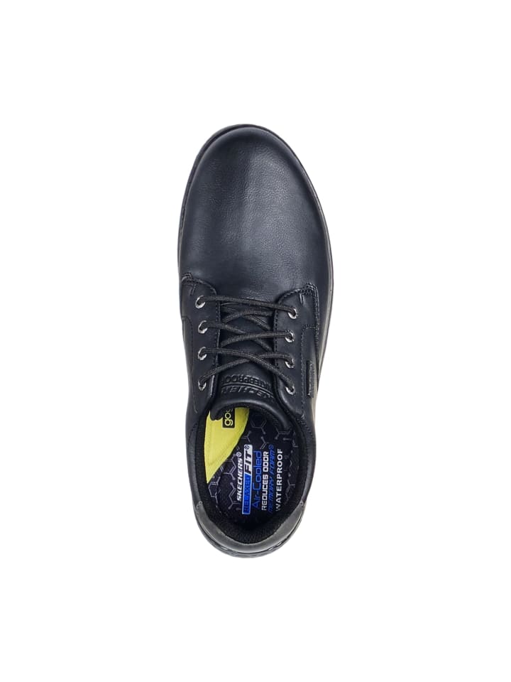 Skechers Классические туфли на шнуровке черного цвета — фото 3