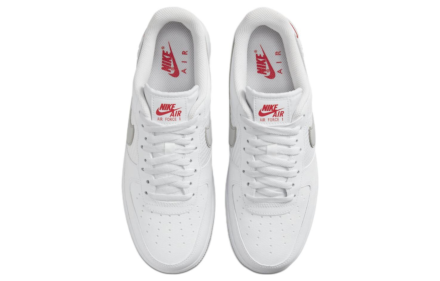 Кроссовки Nike Air Force 1 Low '07 SE с двойной галочкой, белые пикантные — фото 4