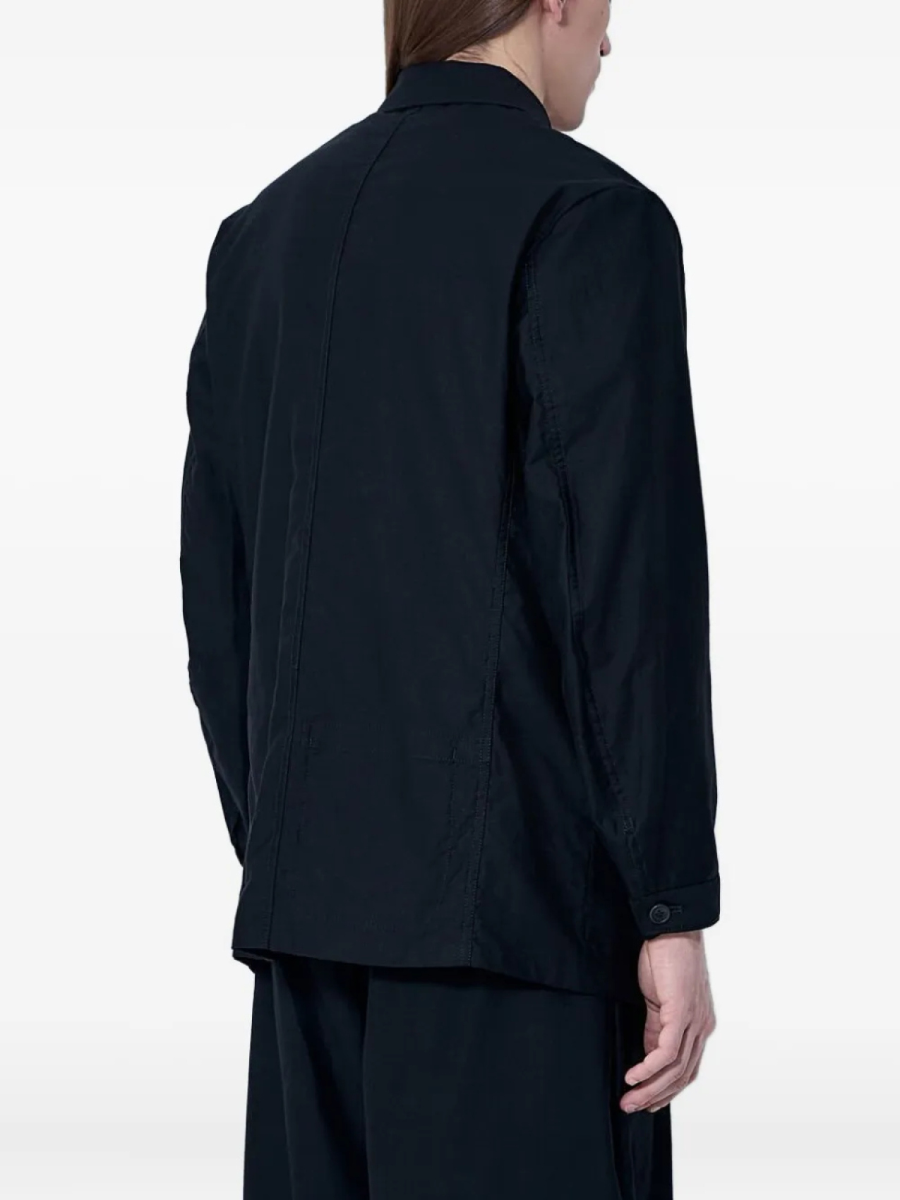 Пиджак с застежкой на пуговицы Yohji Yamamoto, черный — фото 4